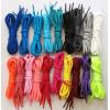 imageVSUDO 2 Pairs Oval Shoe Laces for Sneakers Basketball Baseball Shoelace Athletic Sport Trainers ShoestringsLight Gray
