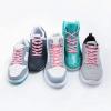 imageVSUDO 2 Pairs Oval Shoe Laces for Sneakers Basketball Baseball Shoelace Athletic Sport Trainers ShoestringsLight Pink