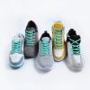imageVSUDO 2 Pairs Oval Shoe Laces for Sneakers Basketball Baseball Shoelace Athletic Sport Trainers ShoestringsMint Green