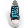 imageVSUDO 2 Pairs Oval Shoe Laces for Sneakers Basketball Baseball Shoelace Athletic Sport Trainers ShoestringsPowder Blue