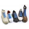 imageVSUDO 2 Pairs Oval Shoe Laces for Sneakers Basketball Baseball Shoelace Athletic Sport Trainers ShoestringsSapphire Blue