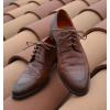 imageVSUDO 2 Pairs Premium Waxed Dress Shoelaces 332quot Thick Shoe Laces for Boots Oxford Dress Shoes 24quot28quot32quot36quot40quotBrown