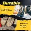 imageVSUDO 2 Pairs Round Boot Laces 532quot Outdoor Work ampamp Hiking Shoe Laces for BootsCream White