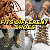 imageVSUDO 2 Pairs Round Boot Laces 532quot Outdoor Work ampamp Hiking Shoe Laces for BootsLight Brown