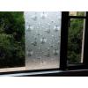 imageVSUDO 2 Rolls 354quot by 787quot Static Cling Window Film for Privacy Hibiscus Flower Pattern Window Tint Sticker for Home or Office 3875 Sq Ft Total354 By 7872 Rolls