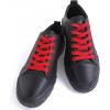 imageVSUDO 516quot Fine Weave Flat Shoe Lace Shoestring for Running Athletic Sneaker18 Red