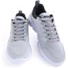 imageVSUDO Double Layer Shoe Laces for Sneakers516quot Flat Shoelaces Compatible with Converse Vans and Air Force  2 Pairs03 Light Gray