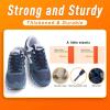 imageVSUDO Double Layer Shoe Laces for Sneakers516quot Flat Shoelaces Compatible with Converse Vans and Air Force  2 Pairs06 Navy Blue