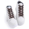 imageVSUDO Double Layer Shoe Laces for Sneakers516quot Flat Shoelaces Compatible with Converse Vans and Air Force  2 Pairs09 Brown