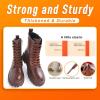 imageVSUDO Double Layer Shoe Laces for Sneakers516quot Flat Shoelaces Compatible with Converse Vans and Air Force  2 Pairs10 Red Brown