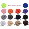 imageVSUDO Double Layer Shoe Laces for Sneakers516quot Flat Shoelaces Compatible with Converse Vans and Air Force  2 Pairs12 Beige