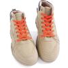 imageVSUDO Double Layer Shoe Laces for Sneakers516quot Flat Shoelaces Compatible with Converse Vans and Air Force  2 Pairs14 Orange