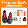 imageVSUDO Double Layer Shoe Laces for Sneakers516quot Flat Shoelaces Compatible with Converse Vans and Air Force  2 Pairs57 Red