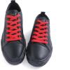 imageVSUDO Double Layer Shoe Laces for Sneakers516quot Flat Shoelaces Compatible with Converse Vans and Air Force  2 Pairs57 Red