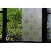 imageVSUDO Frosted Privacy Window Film Damascus Pattern Privacy Protection NonAdhesive Static Cling Glass Covering Decorative Window Tint for Home and Office 118 x 1575 InchesDamascus