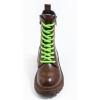 imageVSUDO Oval Shoe Laces for Sneakers Basketball Shoelaces Running Sport Shoestrings or Athletic Shoe StringsNeon Green