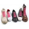 imageVSUDO Oval Shoe Laces for Sneakers Basketball Shoelaces Running Sport Shoestrings or Athletic Shoe StringsNeon Pink