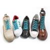 imageVSUDO Oval Shoe Laces for Sneakers Basketball Shoelaces Running Sport Shoestrings or Athletic Shoe StringsPeacock Blue