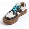 imageVSUDO Oval Shoe Laces for Sneakers Basketball Shoelaces Running Sport Shoestrings or Athletic Shoe StringsPowder Blue