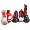 imageVSUDO Oval Shoe Laces for Sneakers Basketball Shoelaces Running Sport Shoestrings or Athletic Shoe StringsRed
