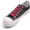 imageVSUDO Oval Shoe Laces for Sneakers Basketball Shoelaces Running Sport Shoestrings or Athletic Shoe StringsRose Red