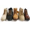 imageVSUDO Round Shoe Laces for Hiking Boots 532 Inch Shoestrings for Outdoor Work Shoes Thick Climbing Shoelaces for Boots01 Light Brown With Yellow Dot