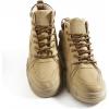 imageVSUDO Round Shoe Laces for Hiking Boots 532 Inch Shoestrings for Outdoor Work Shoes Thick Climbing Shoelaces for Boots02 Light Brown With Black Dot