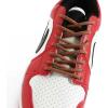 imageVSUDO Round Shoe Laces for Hiking Boots 532 Inch Shoestrings for Outdoor Work Shoes Thick Climbing Shoelaces for Boots03 Light Brown With Rose Red Dot