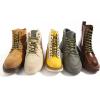 imageVSUDO Round Shoe Laces for Hiking Boots 532 Inch Shoestrings for Outdoor Work Shoes Thick Climbing Shoelaces for Boots07 Army Green With Yellow Dot