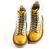 imageVSUDO Round Shoe Laces for Hiking Boots 532 Inch Shoestrings for Outdoor Work Shoes Thick Climbing Shoelaces for Boots10 Light Gray With Yellow Dot