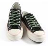 imageVSUDO Round Shoe Laces for Hiking Boots 532 Inch Shoestrings for Outdoor Work Shoes Thick Climbing Shoelaces for Boots14 Light Gray With Green Dot