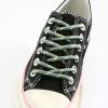 imageVSUDO Round Shoe Laces for Hiking Boots 532 Inch Shoestrings for Outdoor Work Shoes Thick Climbing Shoelaces for Boots14 Light Gray With Green Dot