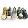 imageVSUDO Round Shoe Laces for Hiking Boots 532 Inch Shoestrings for Outdoor Work Shoes Thick Climbing Shoelaces for Boots14 Light Gray With Green Dot