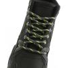 imageVSUDO Round Shoe Laces for Hiking Boots 532 Inch Shoestrings for Outdoor Work Shoes Thick Climbing Shoelaces for Boots15 Dark Gray With Green Dot