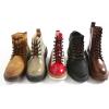 imageVSUDO Round Shoe Laces for Hiking Boots 532 Inch Shoestrings for Outdoor Work Shoes Thick Climbing Shoelaces for Boots17 Black With Red Dot