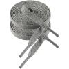 imageVSUDO 2 Pairs Flat Shoe Laces for Sneakers Shoe StringsShoelaces for Sneakers07 Light Gray