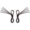 imageVSUDO 2 Pairs Premium Waxed Dress Shoelaces 332quot Thick Shoe Laces for Boots Oxford Dress Shoes 24quot28quot32quot36quot40quotDark Brown