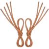 imageVSUDO 2 Pairs Premium Waxed Dress Shoelaces 332quot Thick Shoe Laces for Boots Oxford Dress Shoes 24quot28quot32quot36quot40quotLight Brown