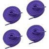 imageVSUDO Double Layer Shoe Laces for Sneakers516quot Flat Shoelaces Compatible with Converse Vans and Air Force  2 Pairs13 Purple