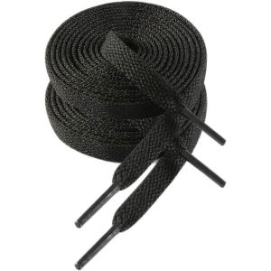 imageVSUDO 2 Pairs Flat Shoe Laces for Sneakers Shoe StringsShoelaces for Sneakers04 Black