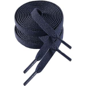 imageVSUDO 2 Pairs Flat Shoe Laces for Sneakers Shoe StringsShoelaces for Sneakers10 Navy Blue