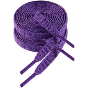 imageVSUDO 2 Pairs Flat Shoe Laces for Sneakers Shoe StringsShoelaces for Sneakers18 Purple