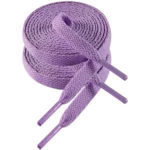 imageVSUDO 2 Pairs Flat Shoe Laces for Sneakers Shoe StringsShoelaces for Sneakers19 Light Purple