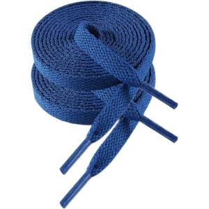 imageVSUDO 2 Pairs Flat Shoe Laces for Sneakers Shoe StringsShoelaces for Sneakers25 Royal Blue