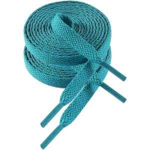 imageVSUDO 2 Pairs Flat Shoe Laces for Sneakers Shoe StringsShoelaces for Sneakers27 Turquoise