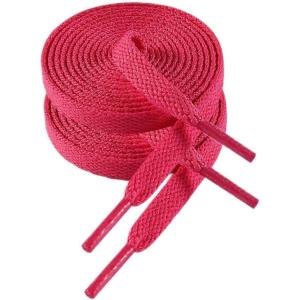 imageVSUDO 2 Pairs Flat Shoe Laces for Sneakers Shoe StringsShoelaces for Sneakers29 Rose Red