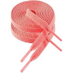 imageVSUDO 2 Pairs Flat Shoe Laces for Sneakers Shoe StringsShoelaces for Sneakers30 Watermelon Red