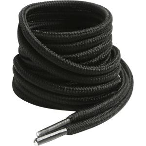 imageVSUDO 2 Pairs Round Boot Laces 532quot Outdoor Work ampamp Hiking Shoe Laces for BootsBlack
