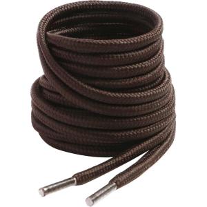 imageVSUDO 2 Pairs Round Boot Laces 532quot Outdoor Work ampamp Hiking Shoe Laces for BootsDark Brown