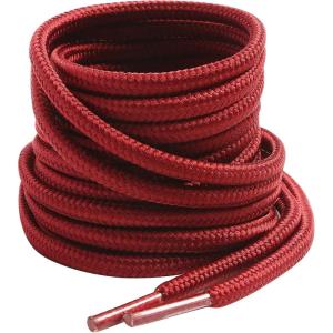 imageVSUDO 2 Pairs Round Boot Laces 532quot Outdoor Work ampamp Hiking Shoe Laces for BootsDeep Red
